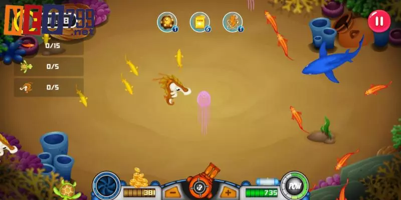 Bắn Cá Ăn Tiền - Game Hay Chơi Ngay Để Nhận Thưởng 7 Khi săn cá cần tập trung